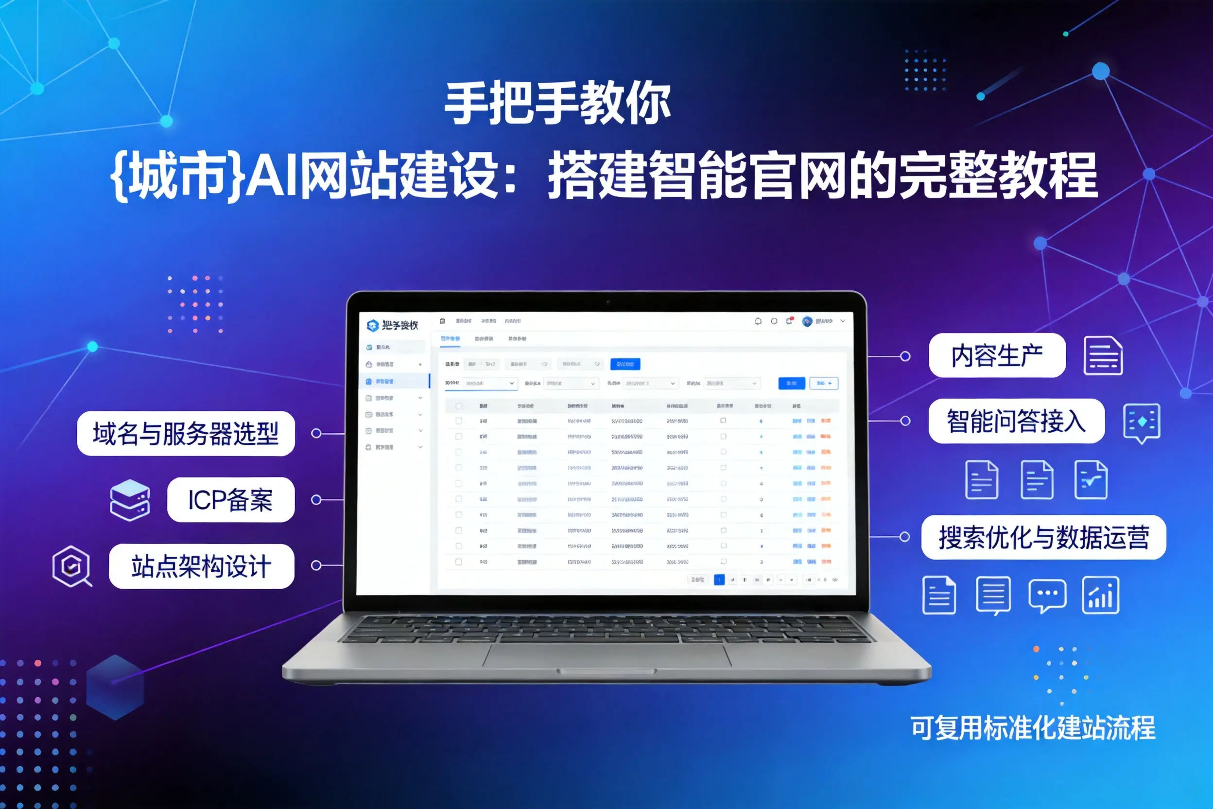 手把手教你哈密AI网站建设：搭建智能官网的完整教程
