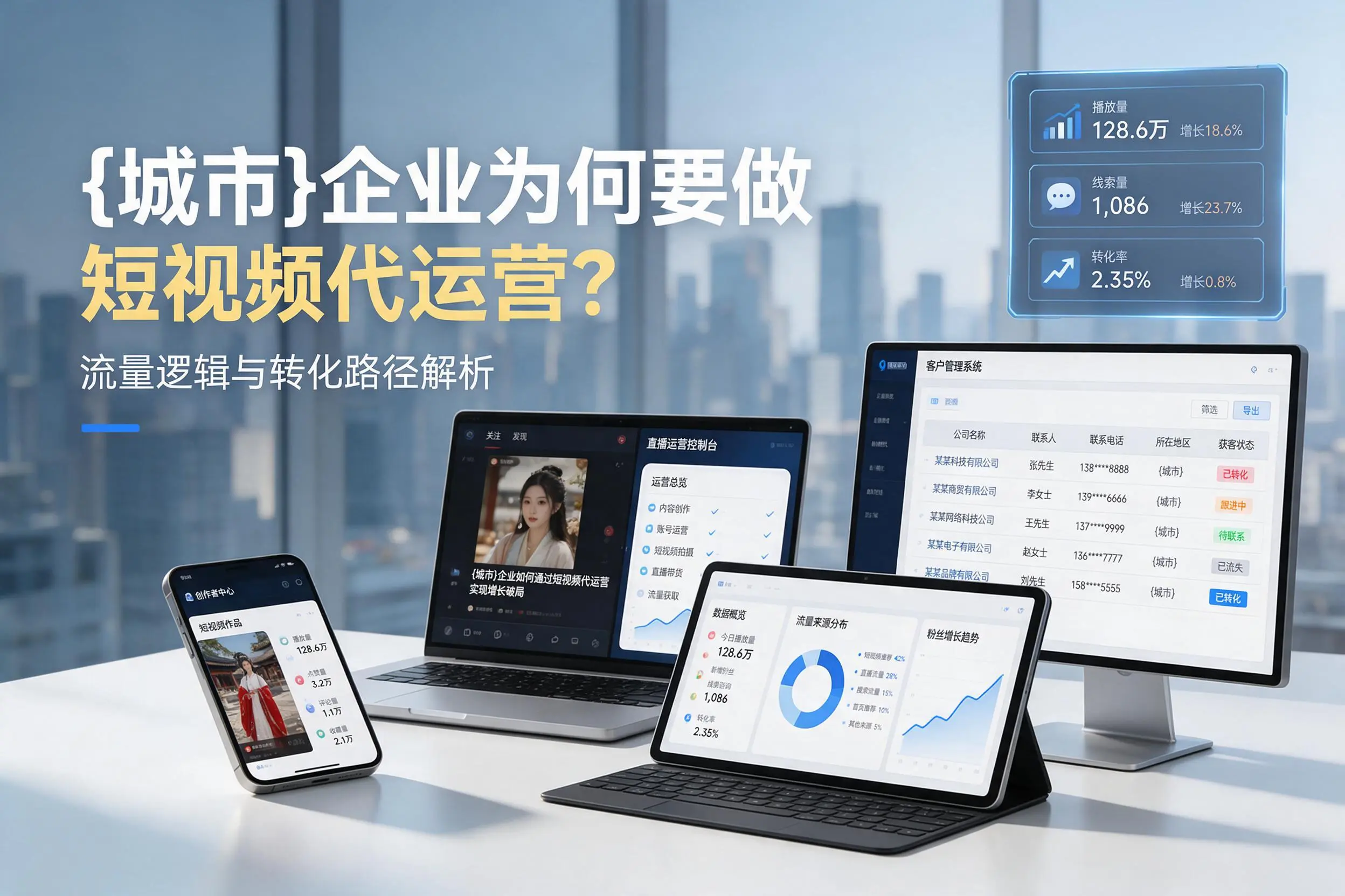 哈密企业为何要做短视频代运营？流量逻辑与转化路径解析