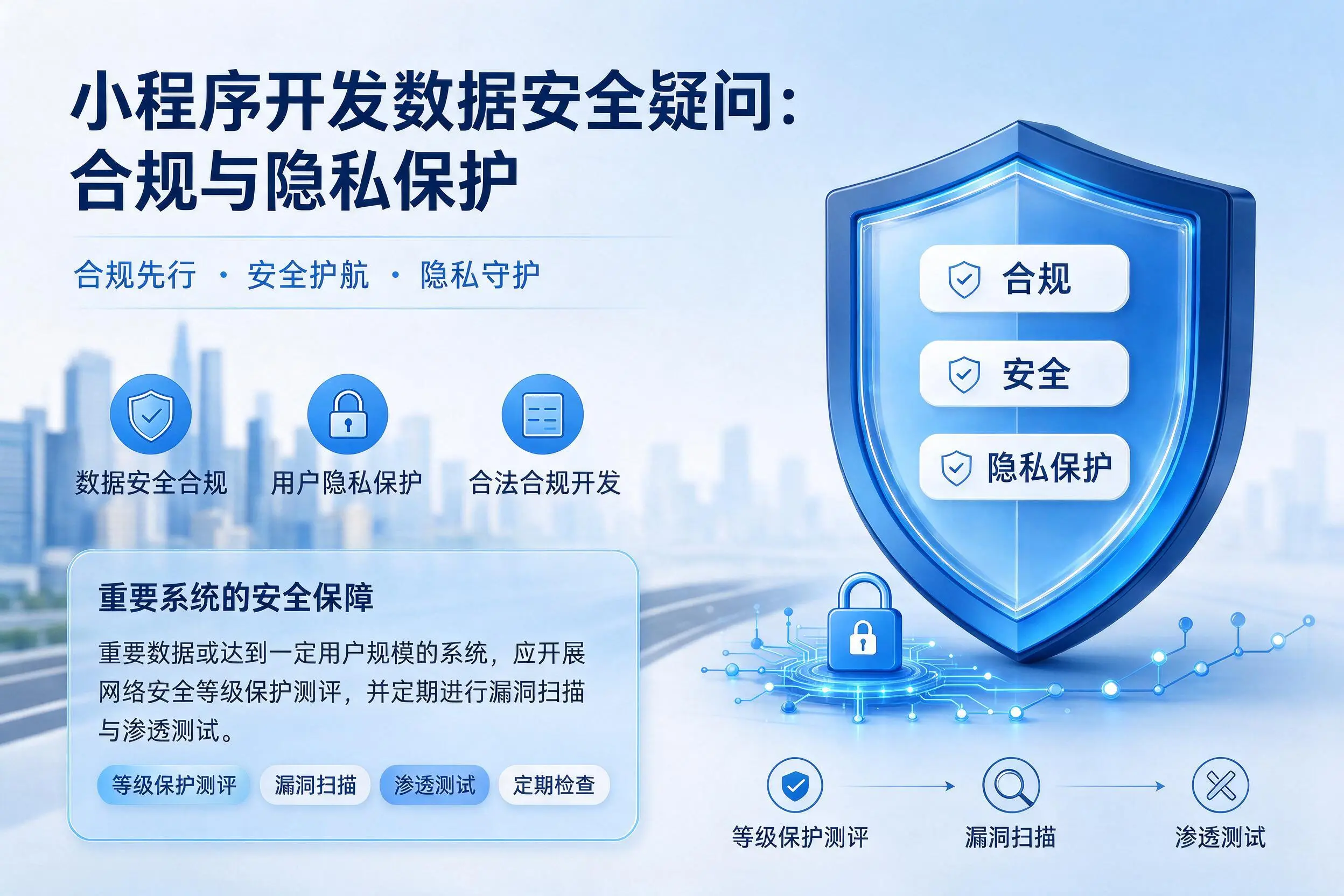 哈密小程序开发数据安全疑问：合规与隐私保护