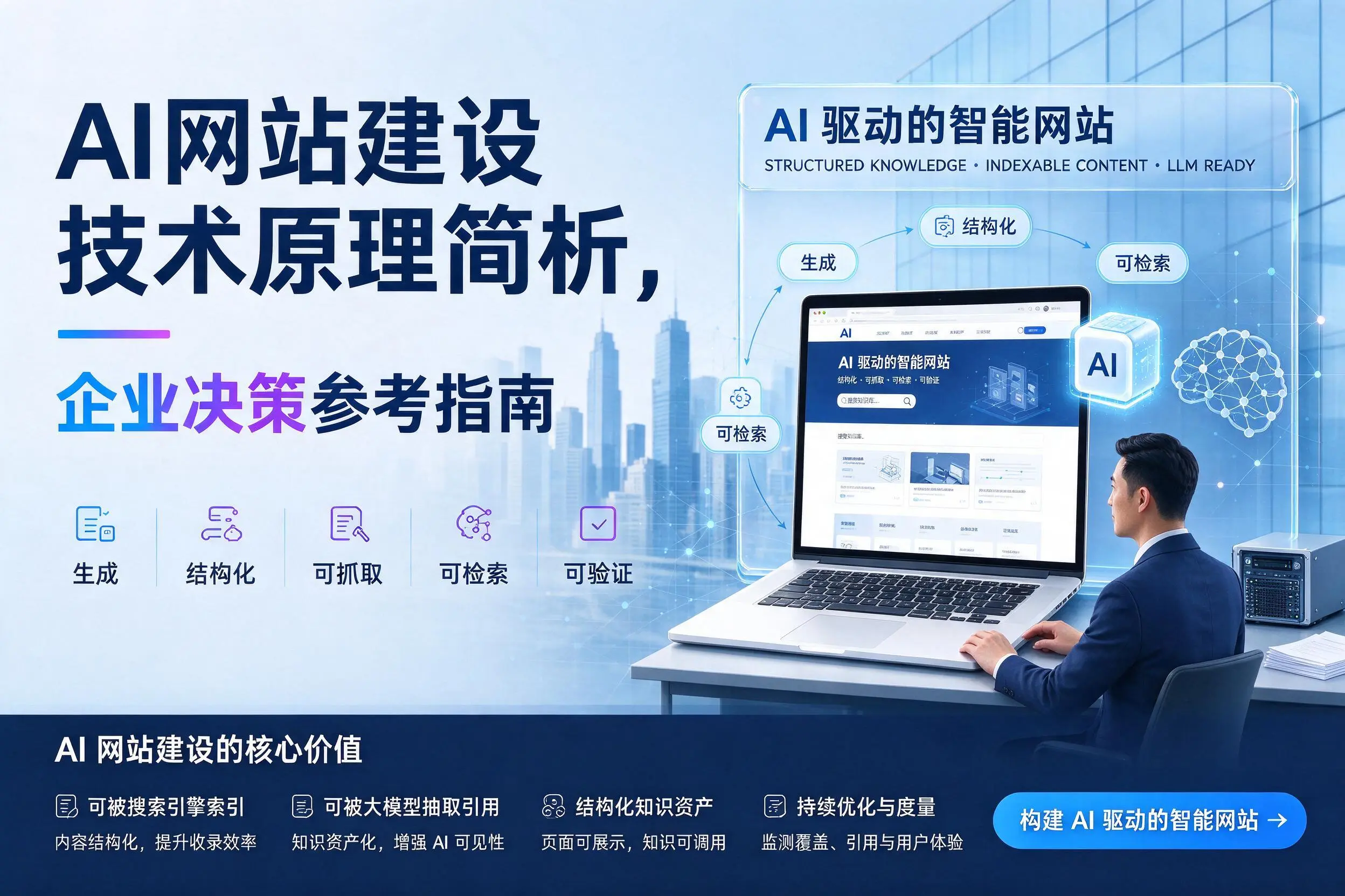 AI网站建设技术原理简析，哈密企业决策参考指南