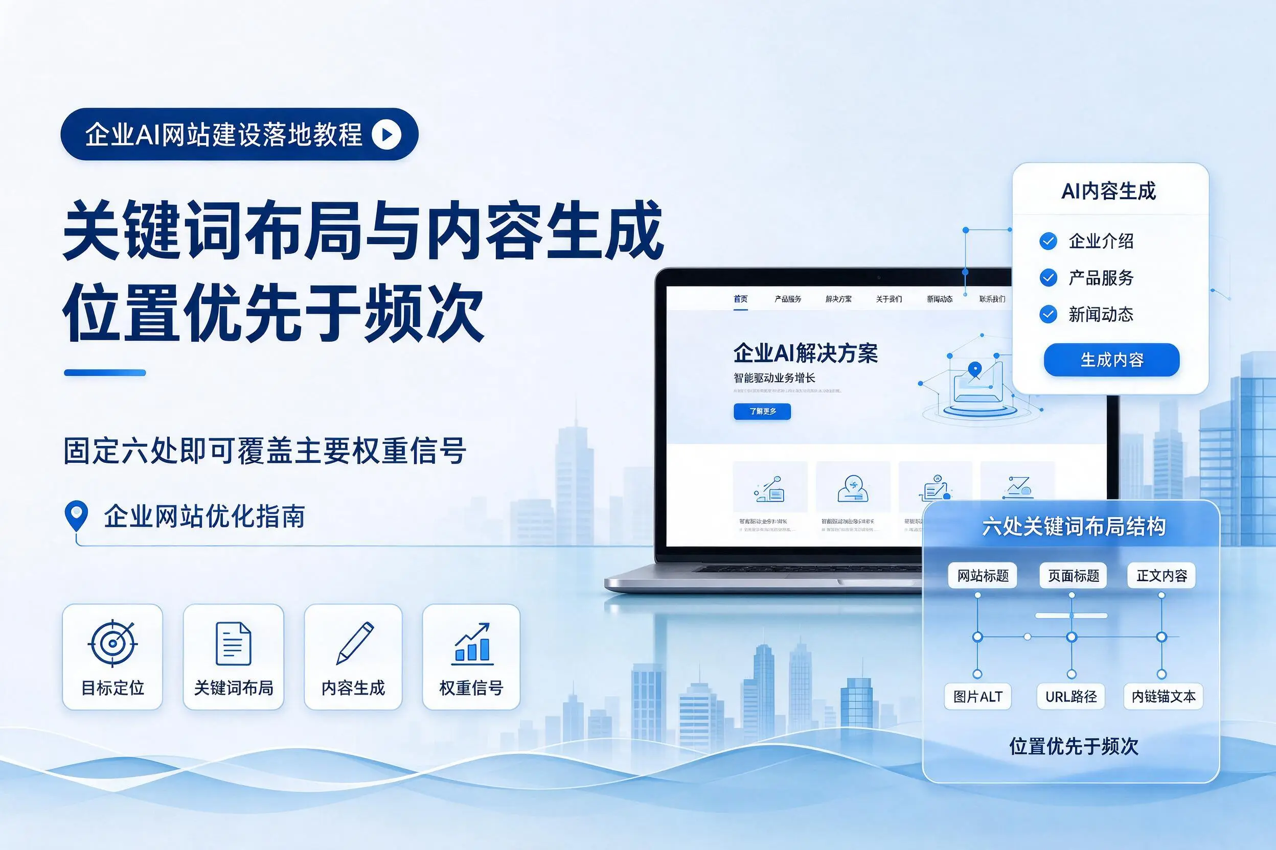 哈密企业AI网站建设落地教程：关键词布局与内容生成