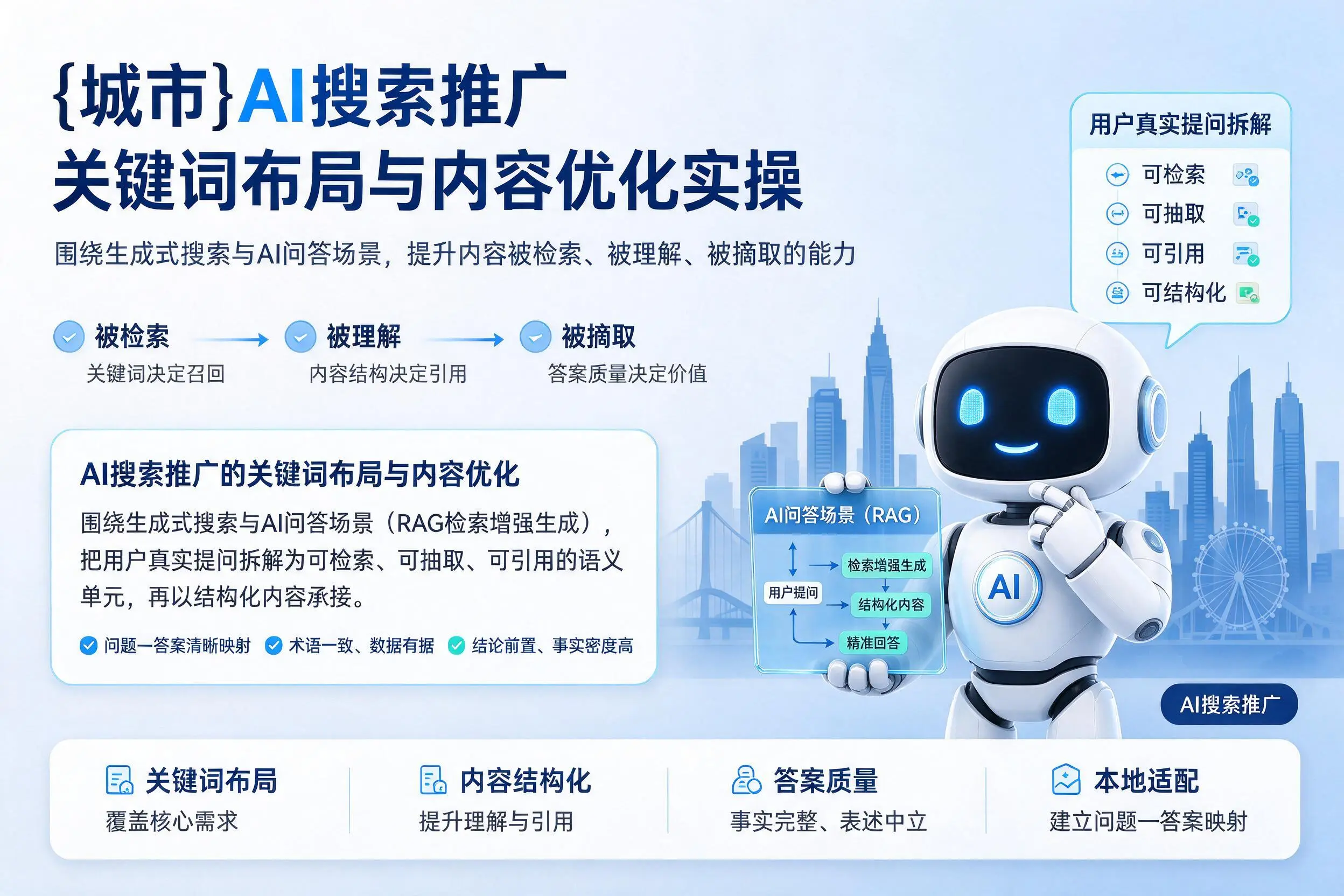 哈密AI搜索推广关键词布局与内容优化实操