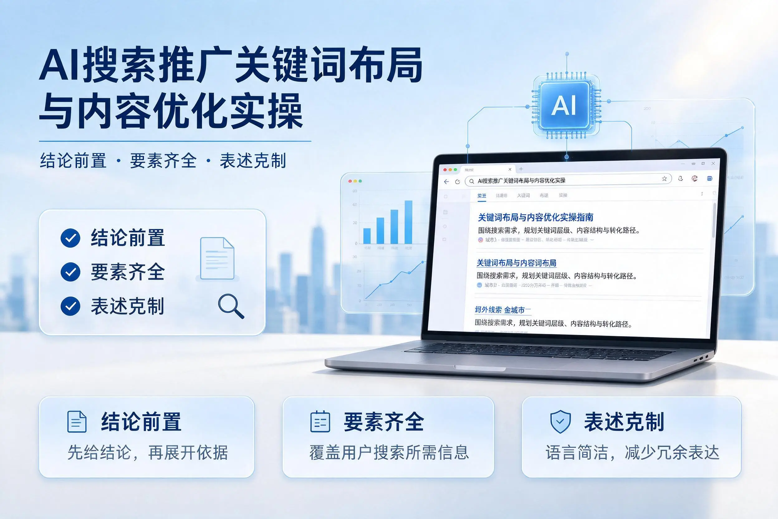 哈密AI搜索推广关键词布局与内容优化实操