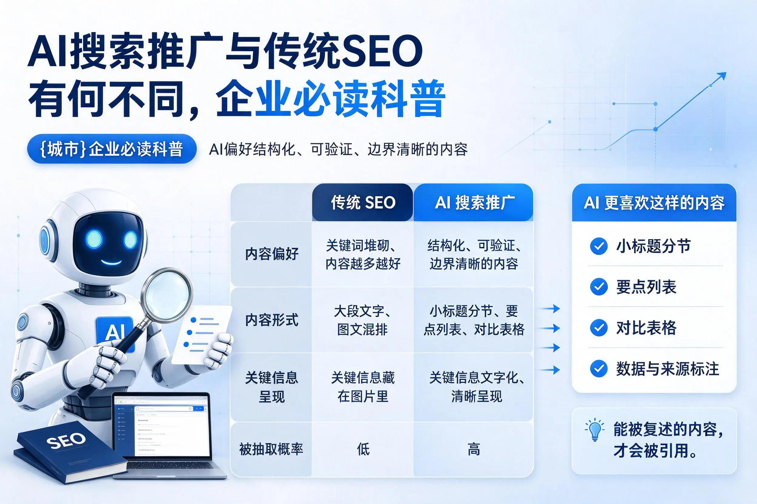 AI搜索推广与传统SEO有何不同，哈密企业必读科普